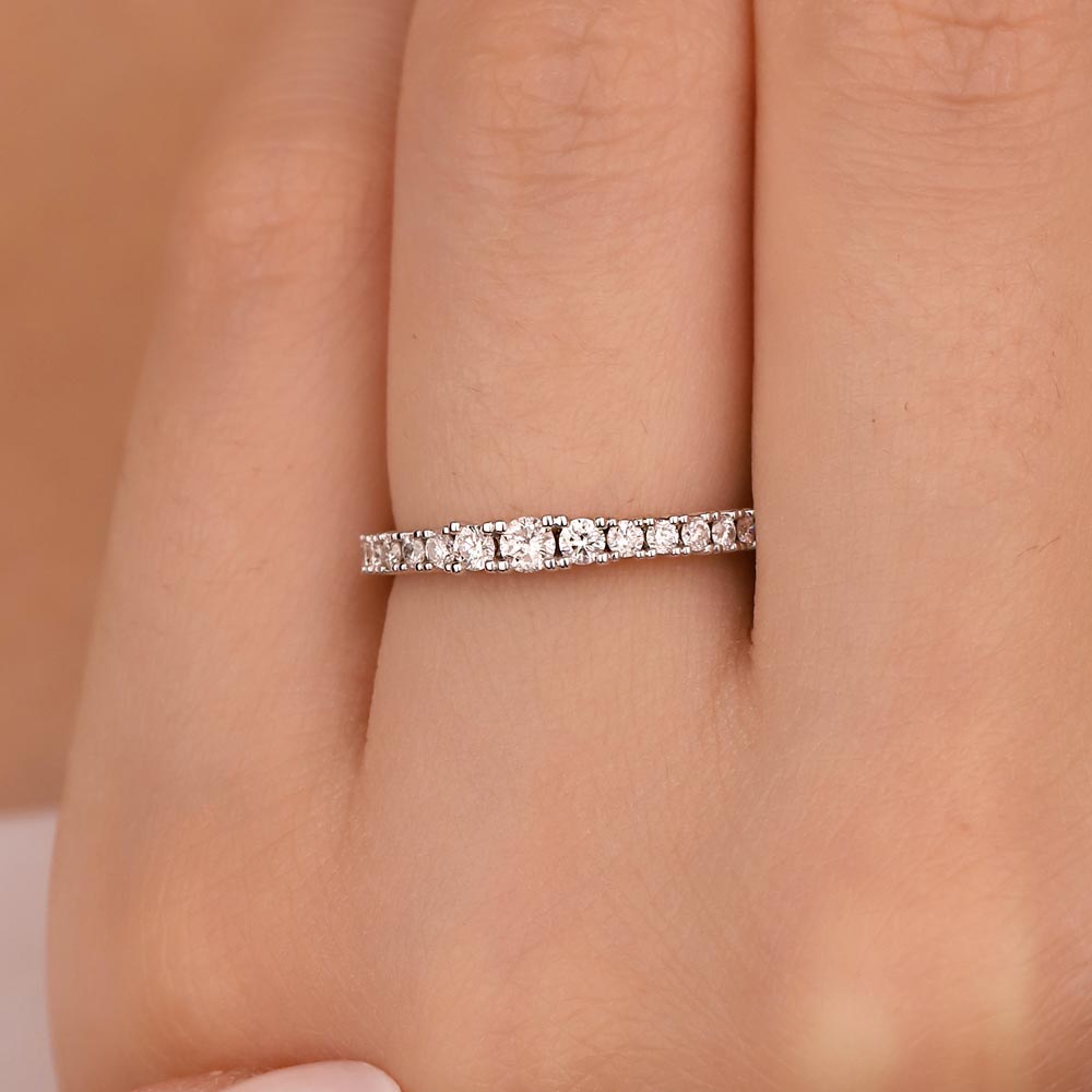 0,23 Karat Süzme Yarımtur Yüzük - FP05372