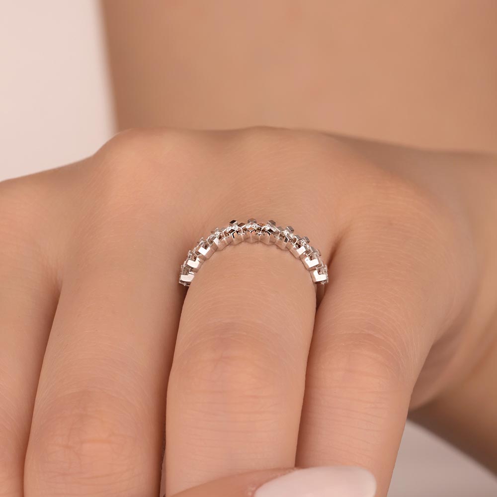 0,25 Karat Lab Pırlanta Taşlı tamtur Yüzük - FP04613