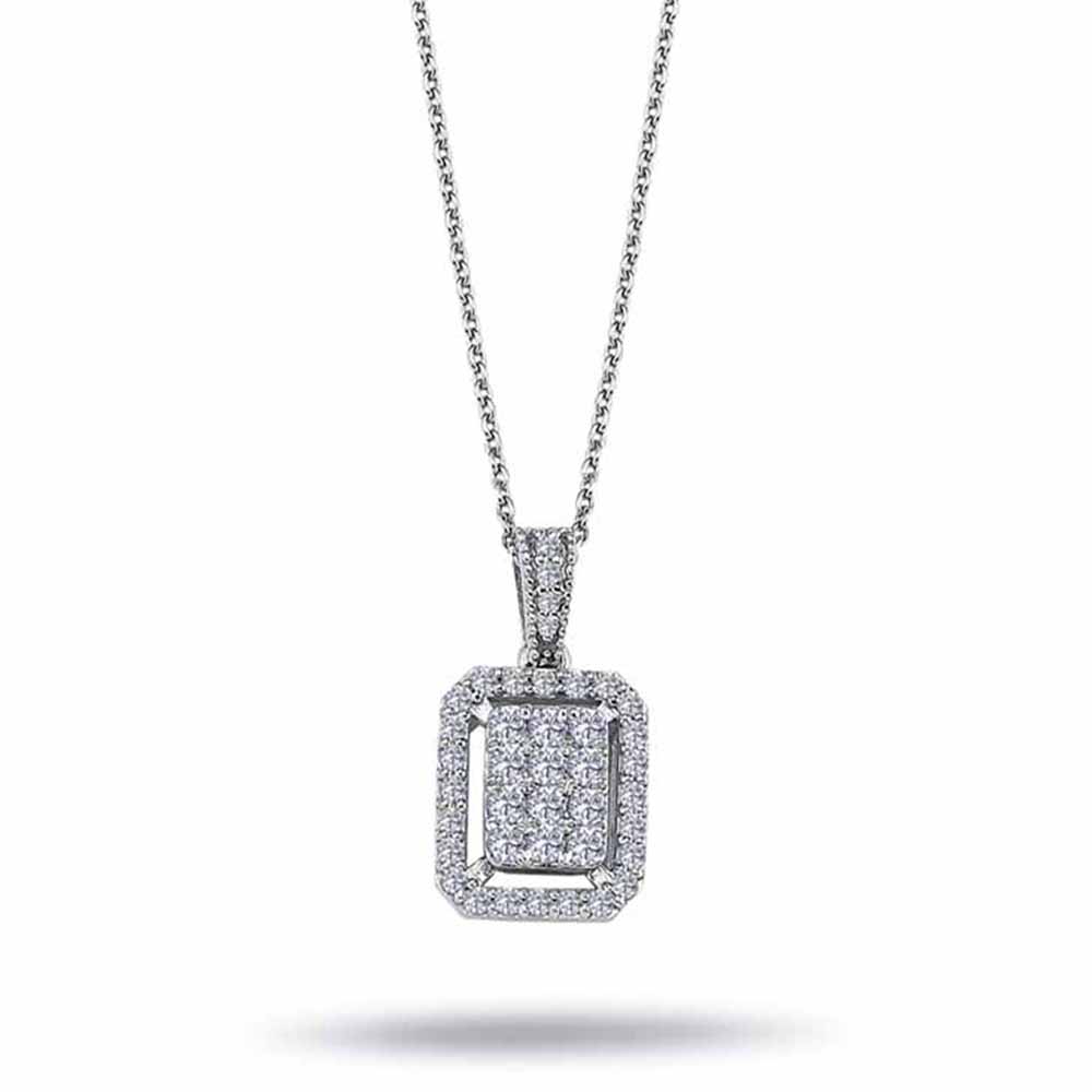 0,33 Karat Lab Pırlanta Coronet Kolye - FP02810