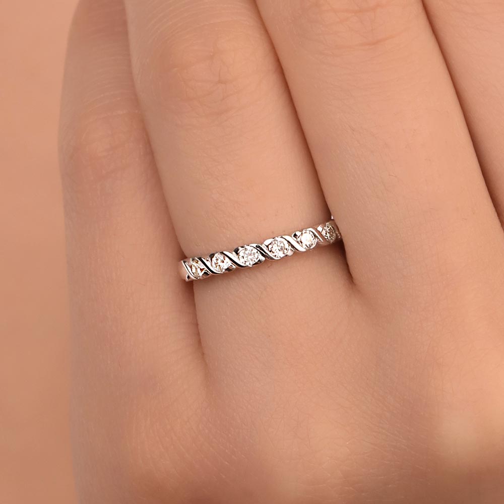 0.35 Karat Lab Pırlanta Taşlı tamtur Yüzük - FP04900