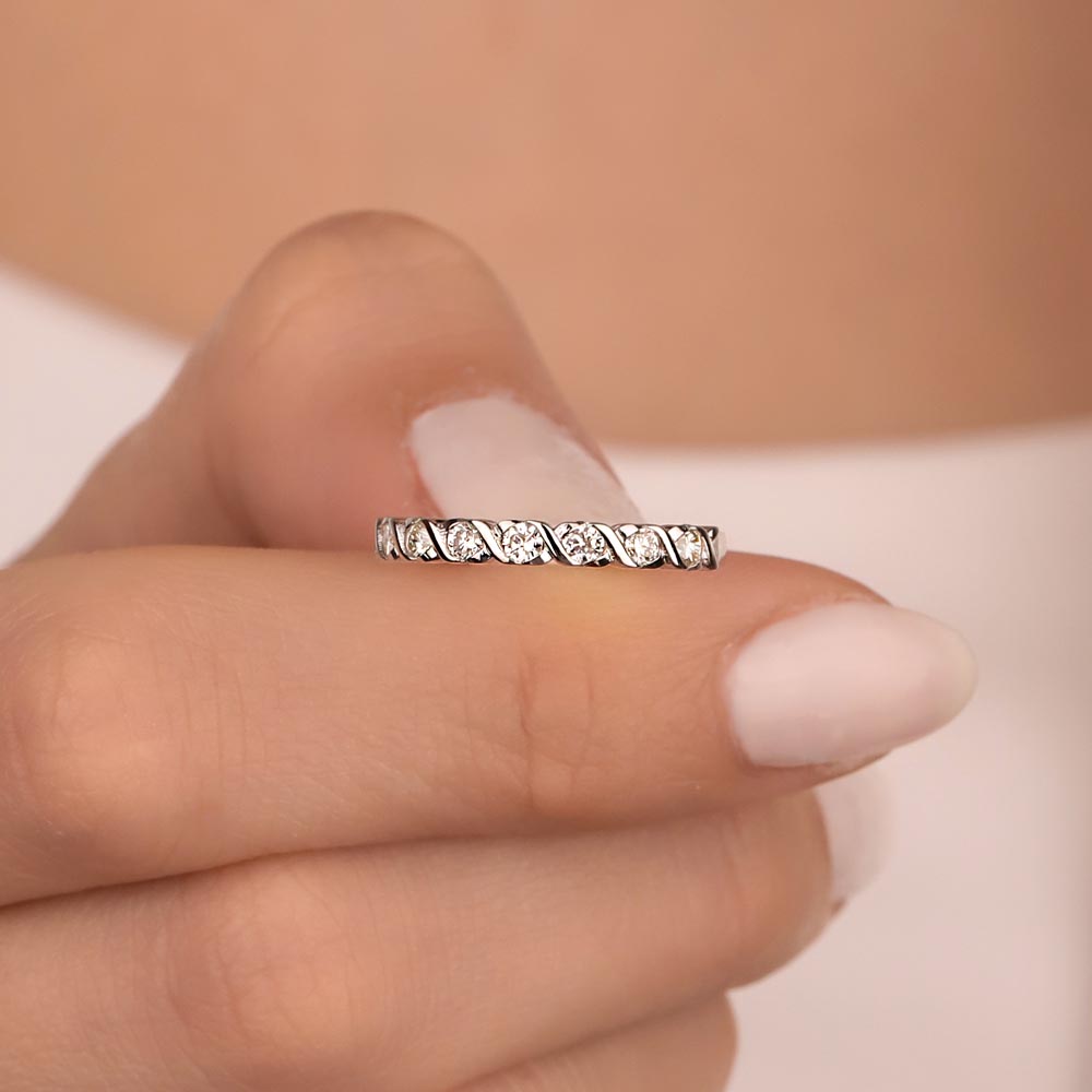 0.35 Karat Lab Pırlanta Taşlı tamtur Yüzük - FP04900