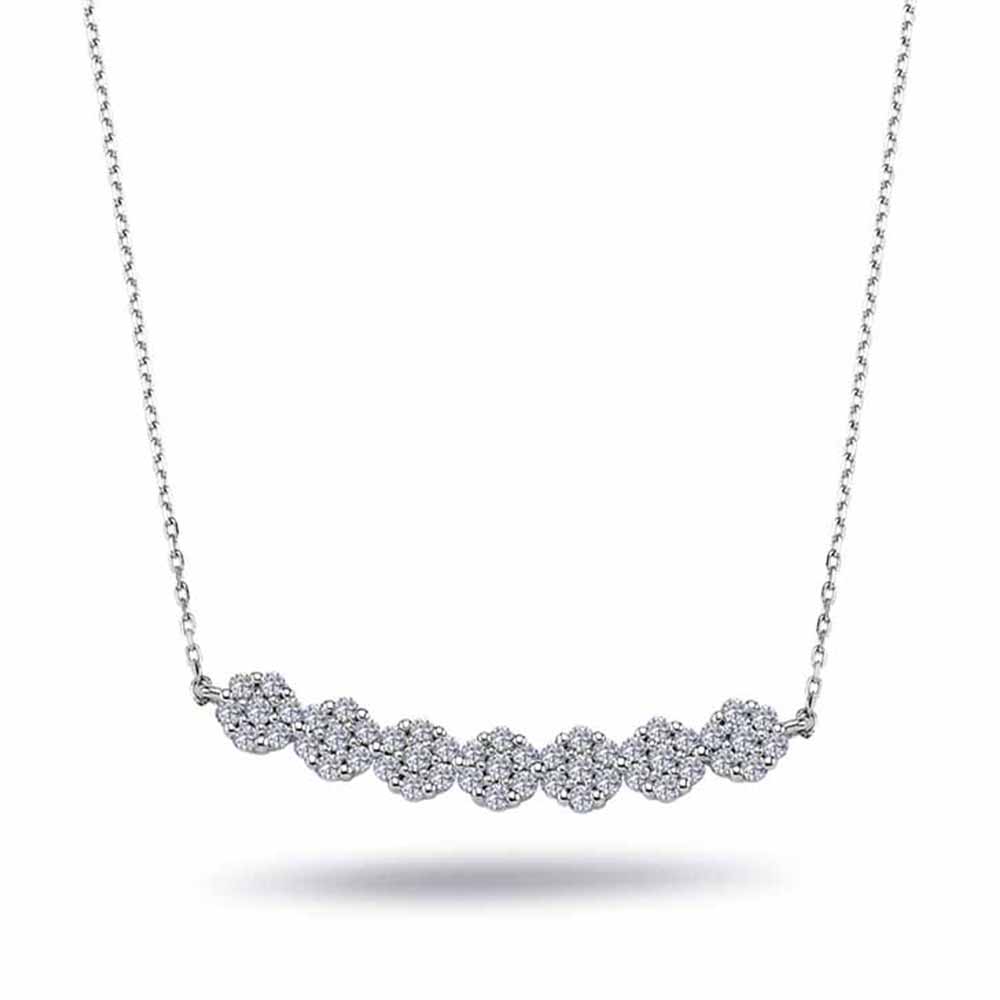 0,45 Karat Lab Pırlanta Coronet Kolye - FP09612