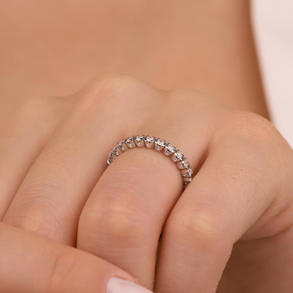 0,45 Karat Lab Pırlanta Taşlı Tamtur Yüzük - FP03543