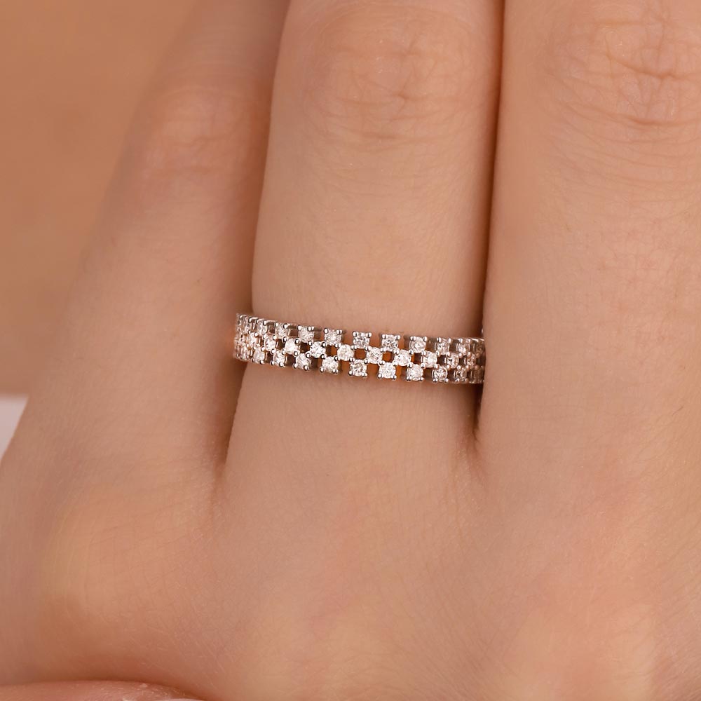 0.62 Karat Lab Pırlanta Özel Tasarım Tamtur Yüzük - FP02941