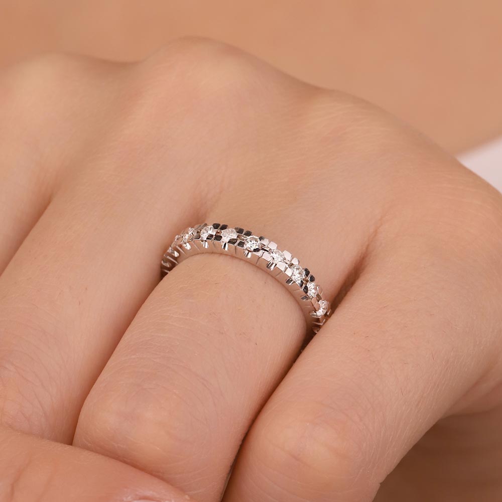 0,75 Karat Lab Pırlanta Taşlı Tamtur Yüzük - FP00026