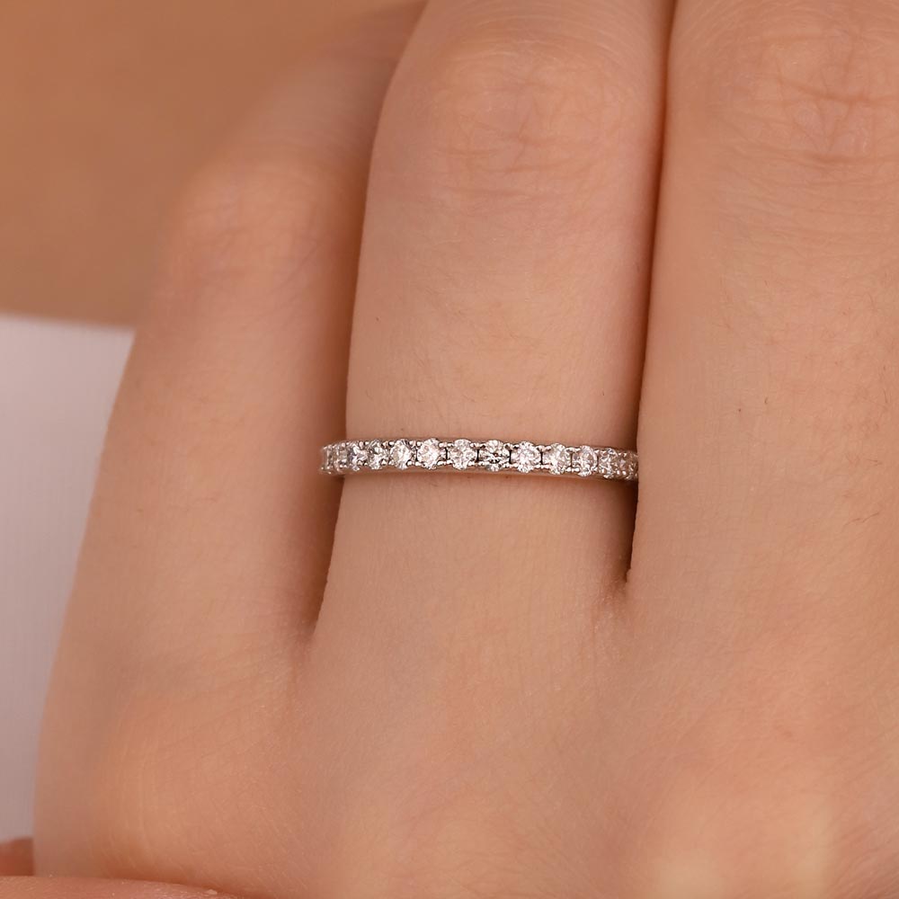 0.85 Karat Lab Pırlanta Luxe Tamtur Yüzük - FP11456