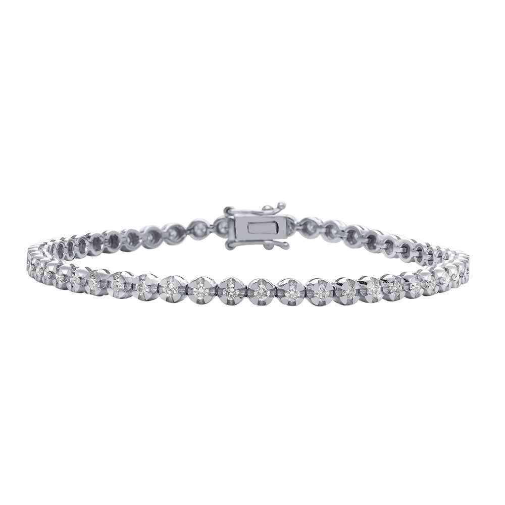 1,78 ct. Lab Pırlanta Su Yolu Bileklik - FP04109