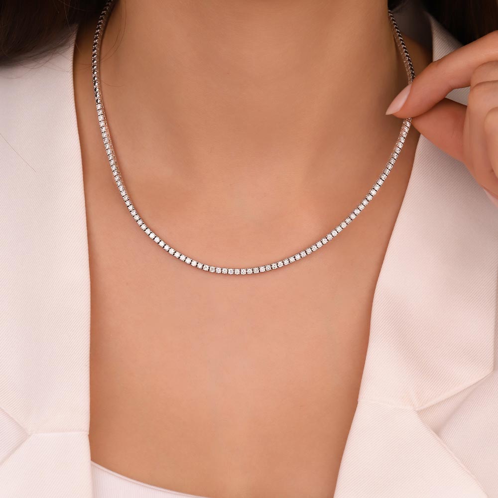 2,35 Karat Lab Pırlanta Taşlı Su Yolu Gerdanlık - FP03393