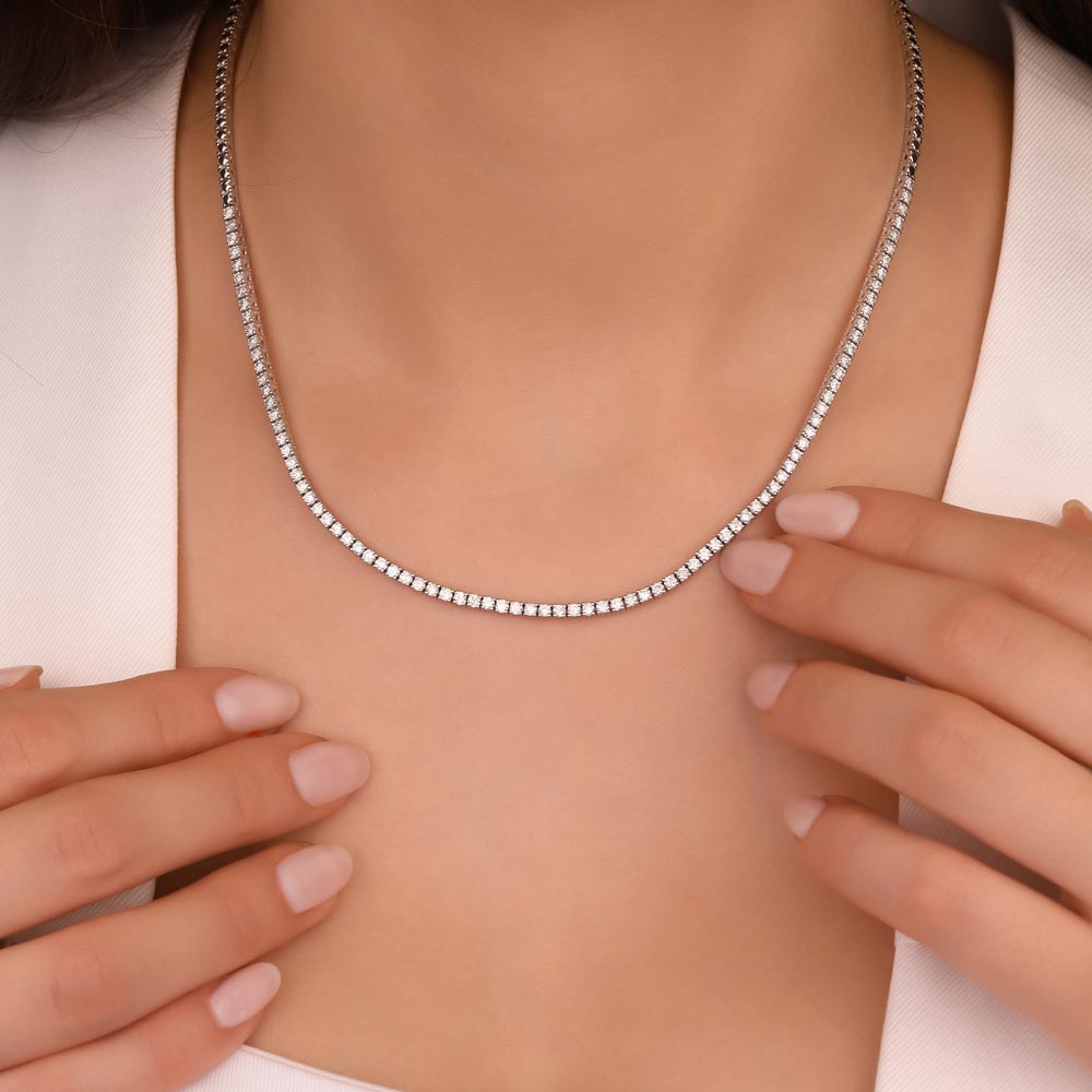 2,35 Karat Lab Pırlanta Taşlı Su Yolu Gerdanlık - FP03393