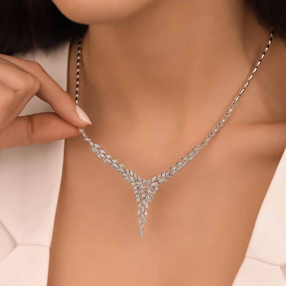 3,75 Karat Lab Pırlanta Gerdanlık - FP09002