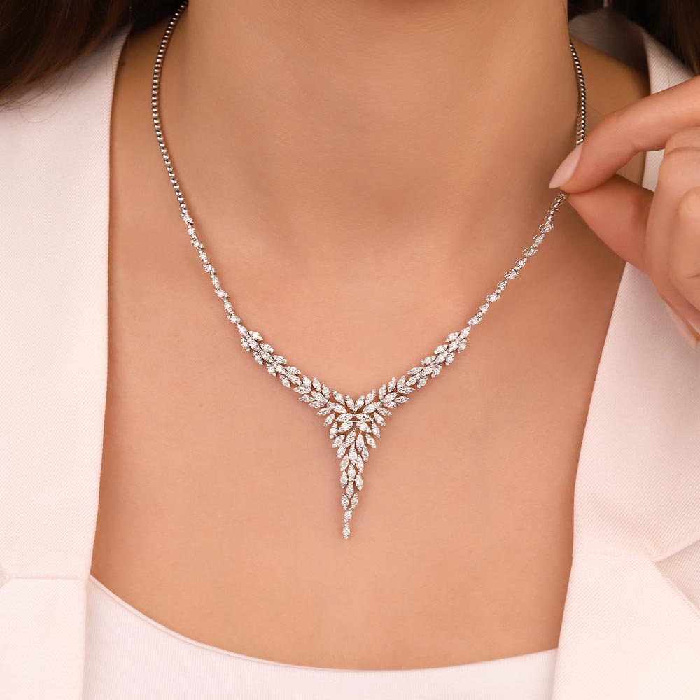 3,75 Karat Lab Pırlanta Gerdanlık - FP09002