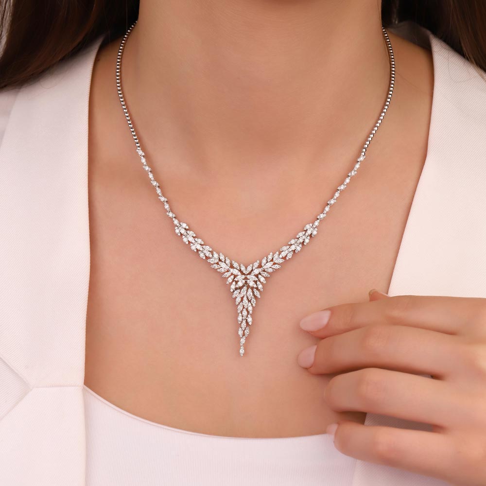 3,75 Karat Lab Pırlanta Gerdanlık - FP09002