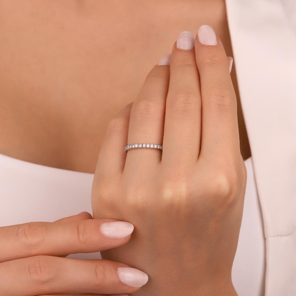 0.85 Karat Laboratuvar Pırlanta Luxe Tamtur Yüzük