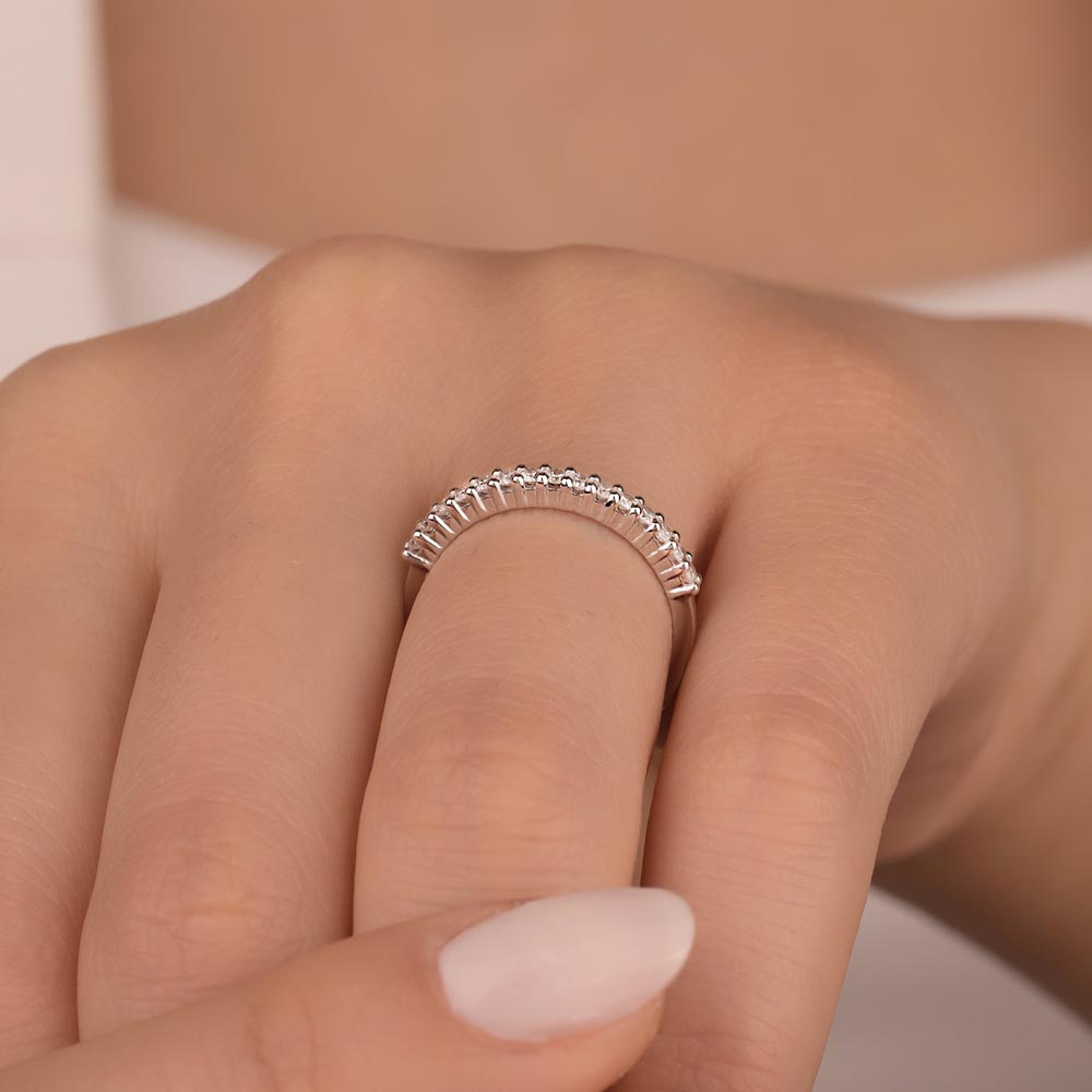 0.35 Karat Laboratuvar Pırlanta Taşlı tamtur Yüzük